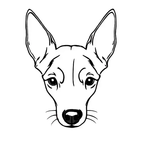 Dog Ears Outline