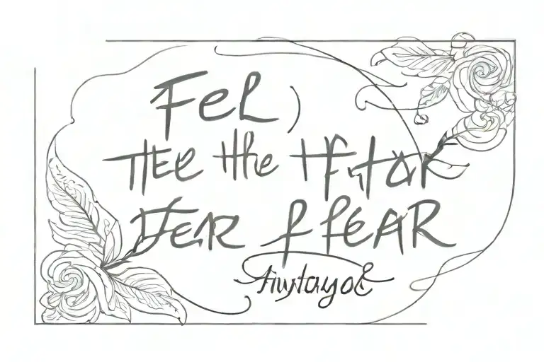 Feel The Fear And Do It Anyways