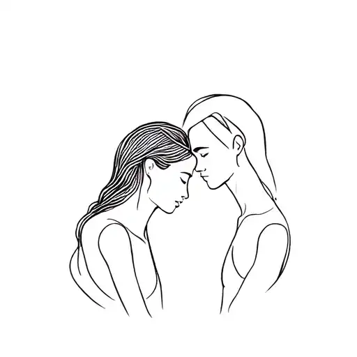 Couple Tattoo Design