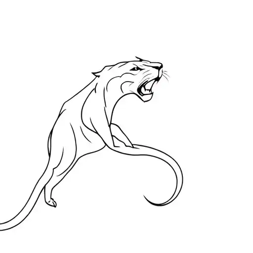 Blank Panther Emerging