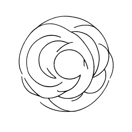 Minimalist Stencil Outline Filled