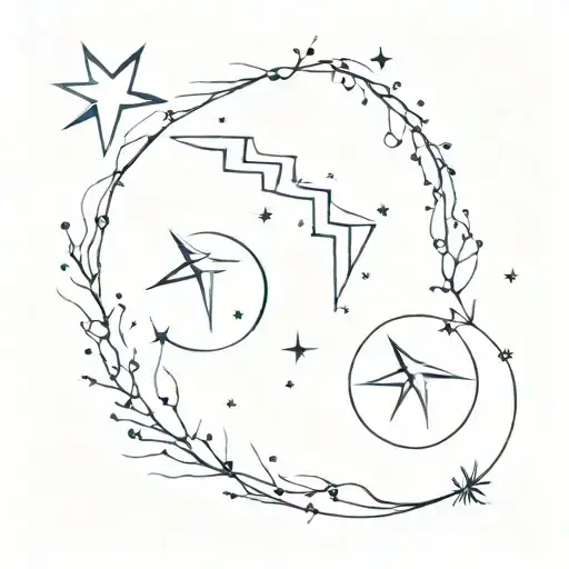 Aquarius And Scorpio Star Constellations