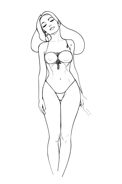 Sexy Woman Who Has Confidence