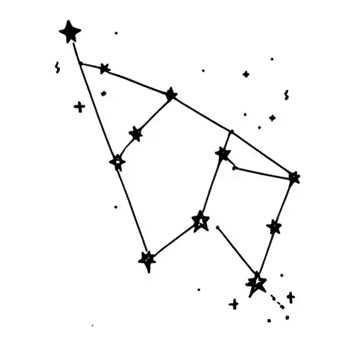Ursa Major Constellation With Stars