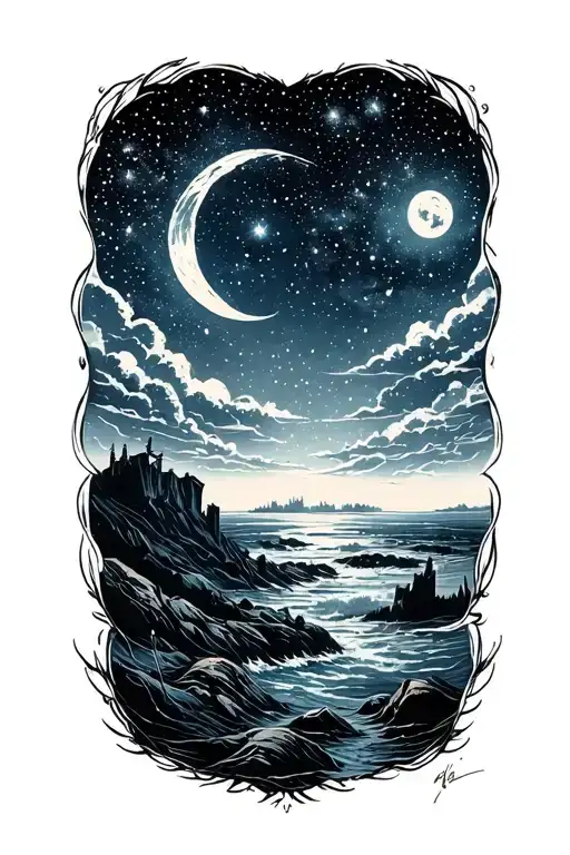 Night Sky Surrounded