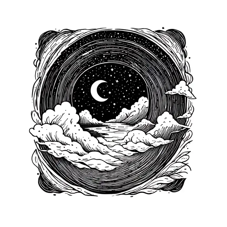 Night Sky Surrounded