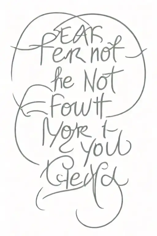 Christian Quote Fear Not For I Am With You