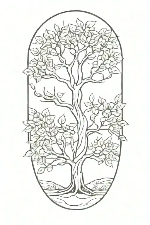 Half Sleeve Morton Bay Fig Tree