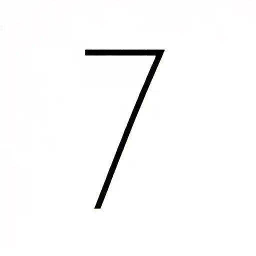 Bold Number 7 With Number 9 That Would Be Secretive