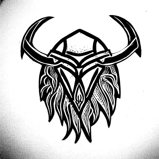 Large Viking Crow Berserker Hammer Hand Engraved Burned And Carved