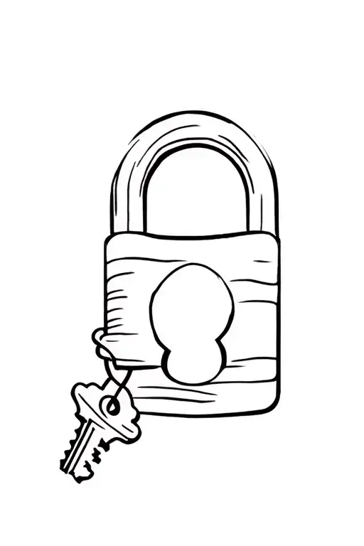 Padlock And Key