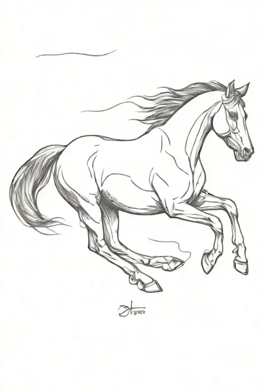 Horse Running