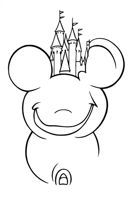 Disney Castle Mickey Head