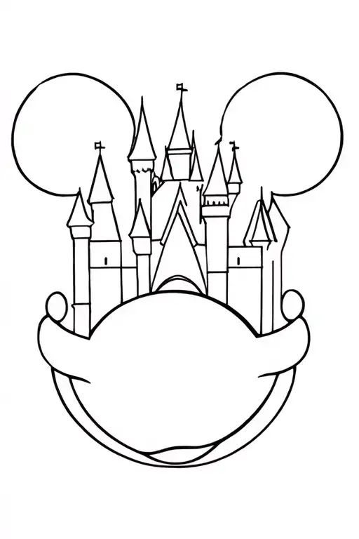 Disney Castle Mickey Head