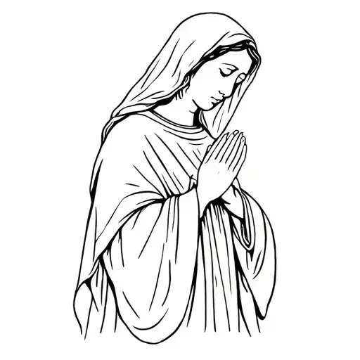 Virgin Mary Praying
