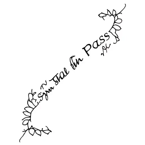 This Too Shall Pass In A Pattern Forming The Shape