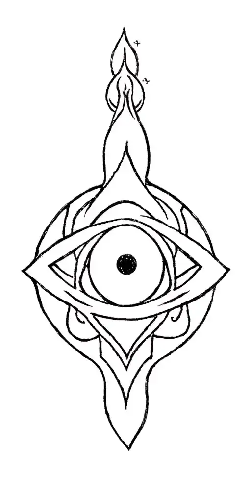 Kaal Bhairab In Mandala And Mauri With Evil Eye Nepal Australia Journey Map