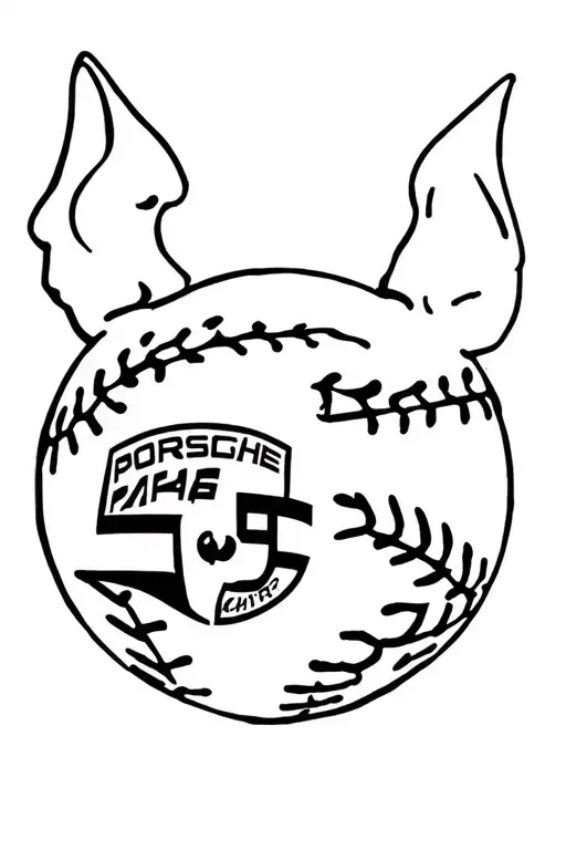 Porsche Dog Baseball Music