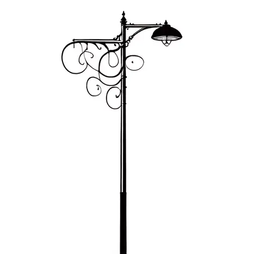 Old Fashioned Streetlight