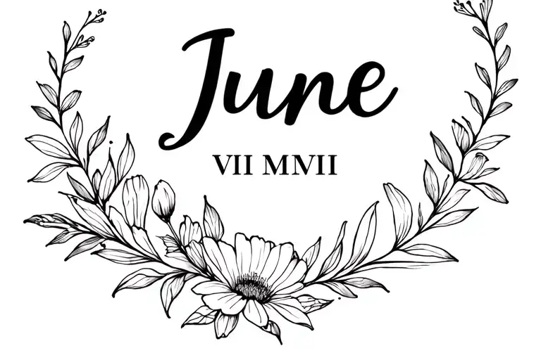 Alot Of Flowers Of The Month Of June Birth Flower With Vi Vi Mmxi
