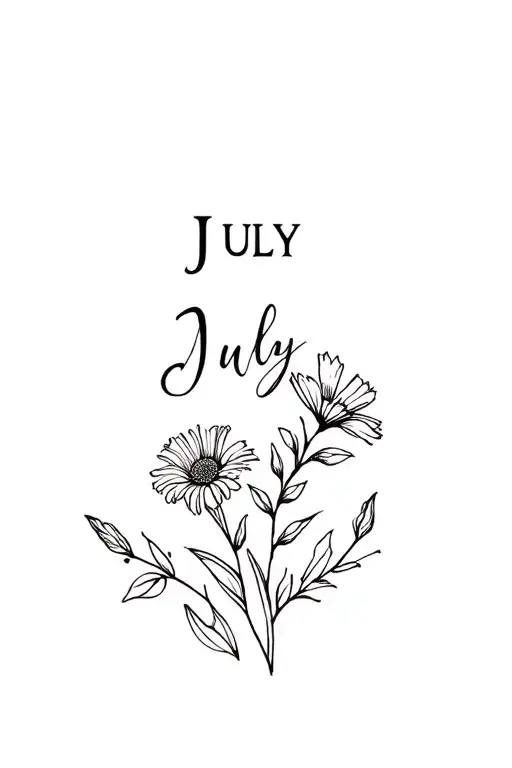 Birth Flowers July And May