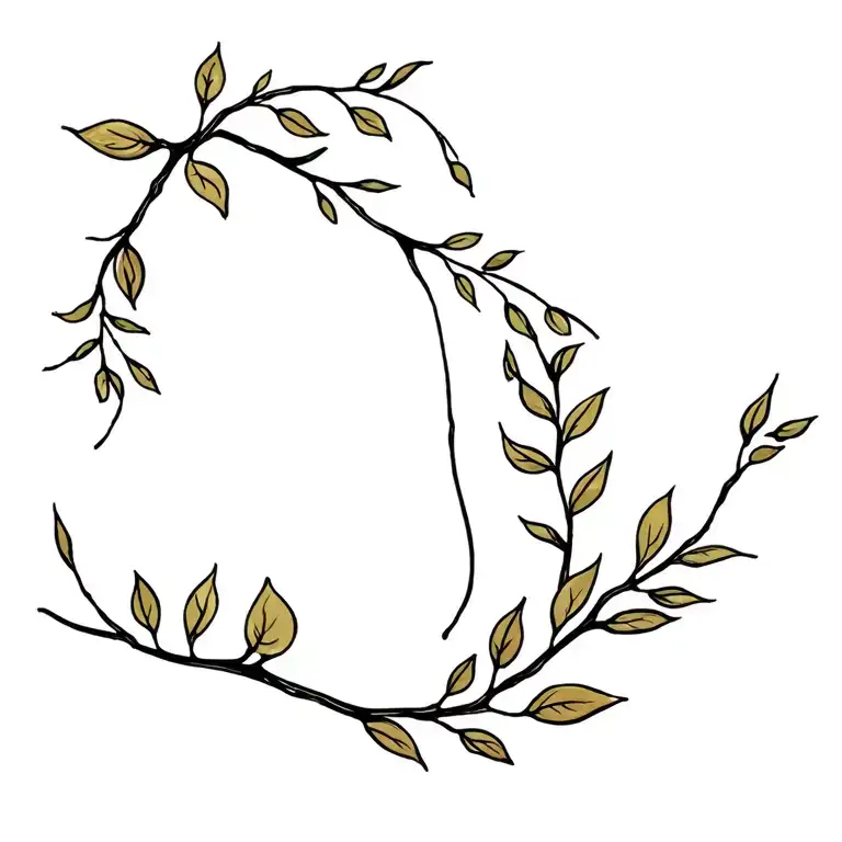 A Branch With The Leaves Around The Wrist To The Elbow To The Best Of Color