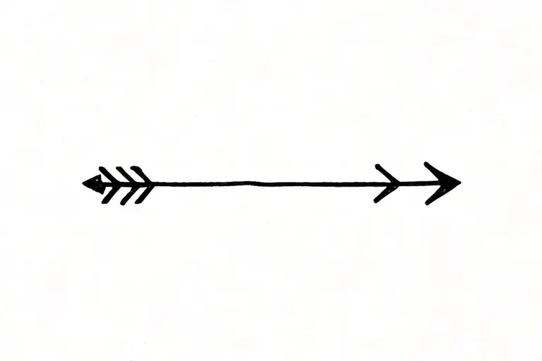 Simple Arrow With A Writing