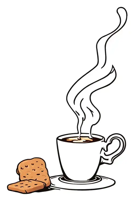 Mug Of Yorkshire Tea With A Yorkshire Teabag And A Malted Milk Biscuit And A Ginger Biscuit