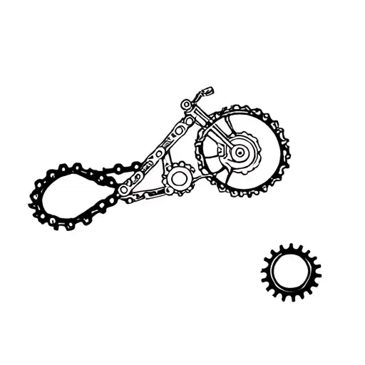 Motorcycle Chain And Sprockets