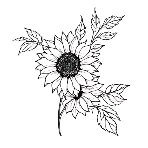 Roses With Sunflowers