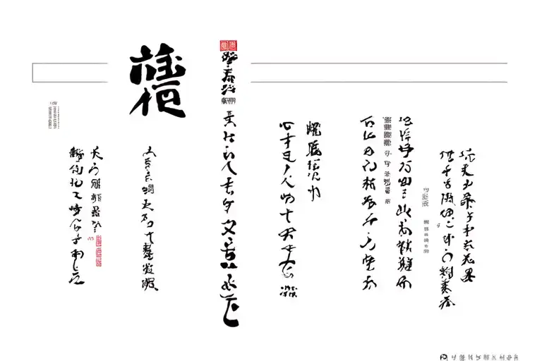 Text With Line Design Low Hight More Width In Traditional Japanese Style