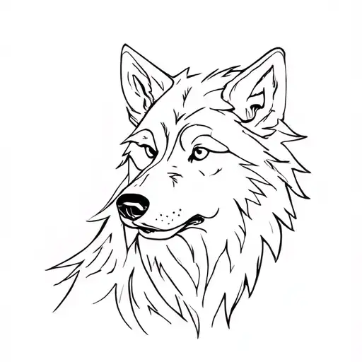 Wolf With Scars
