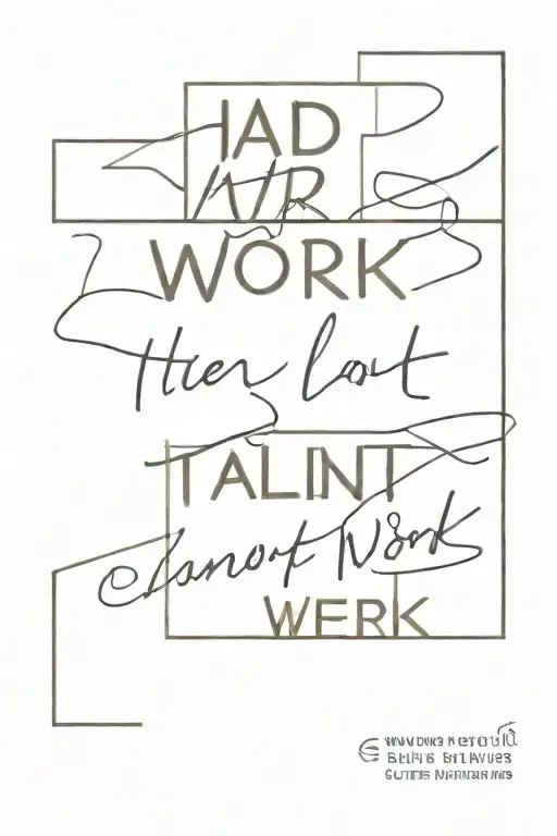 Hard Work Beats Talent When Talent Doesn't Work Hard