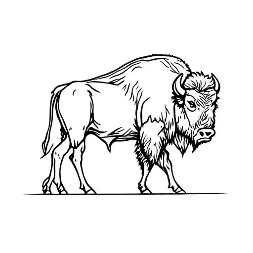 Bison Silhouette