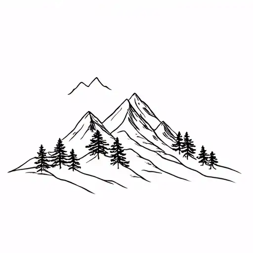 Nature Mountain And Trees