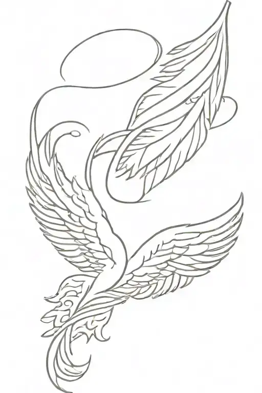 Karma With Feather Falling Angel Wing