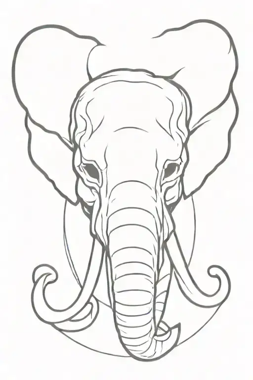 Skull Of Elephant Head