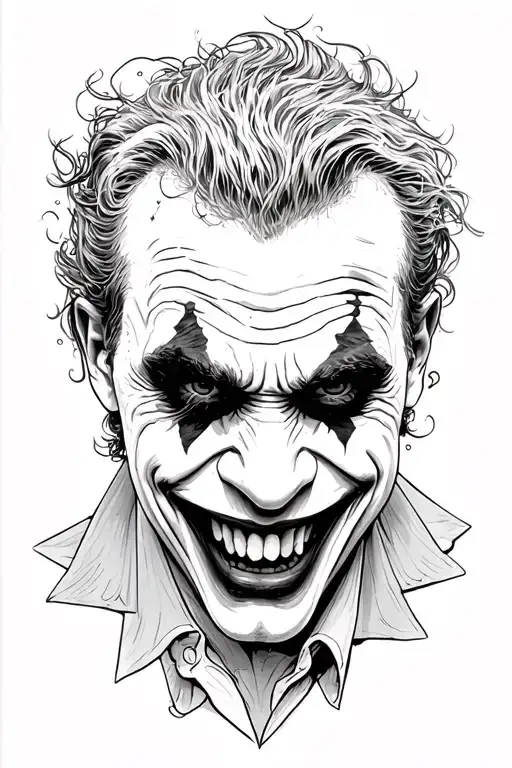 Scary Joker Heath Ledger Joker Laughing