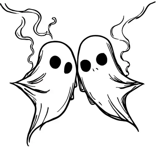 Ghosts Smoking Together