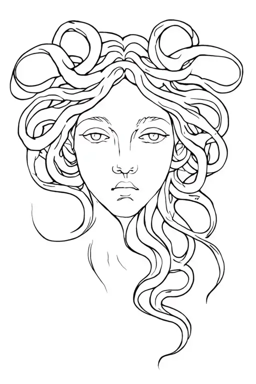 Fine Line Medusa