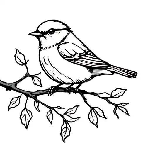 Bird On A Branch