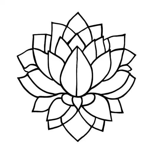 Lotus To A Geometric Mandala