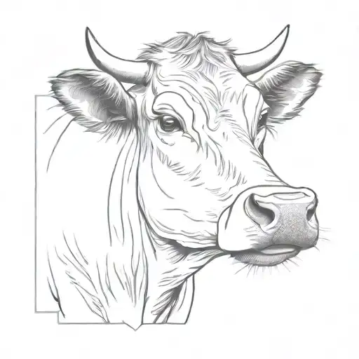 Cow In Photo