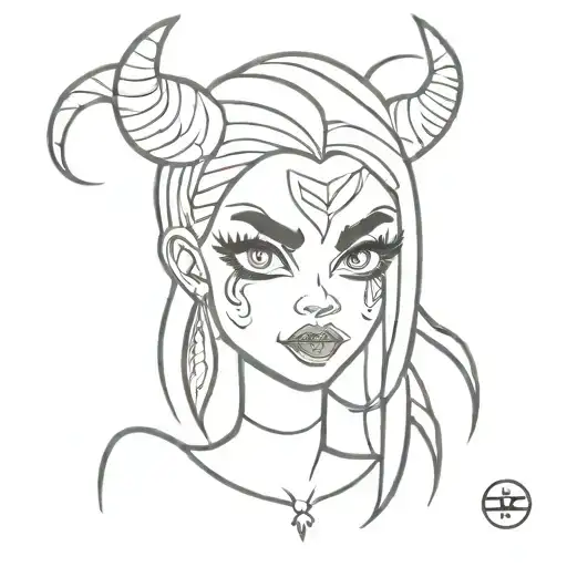 Bratz Doll Face Girl Demon