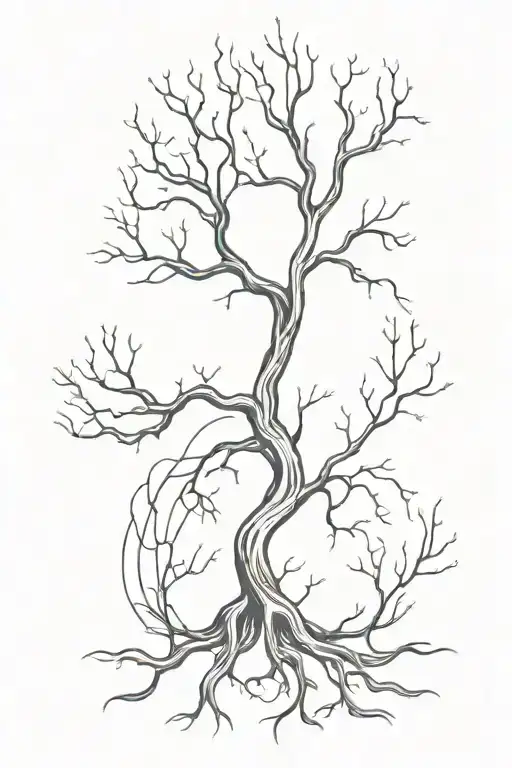 Root Growing Turning Into A Person