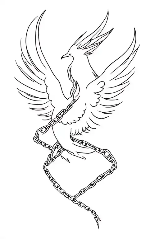 Phoenix Breaking Chains Wrapping