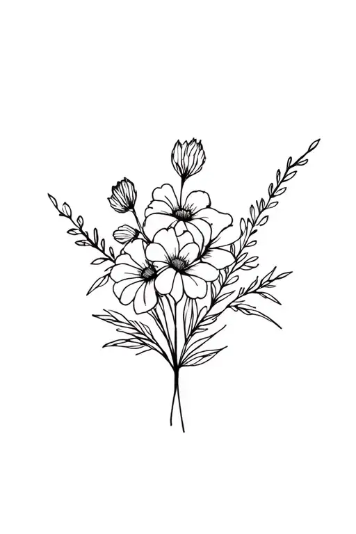 Birth Flowers Bouquet