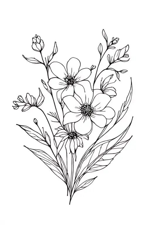 Birth Flowers Bouquet