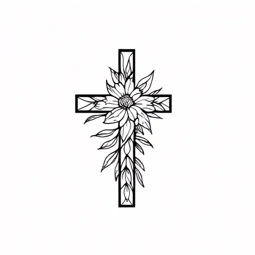 Floral Cross