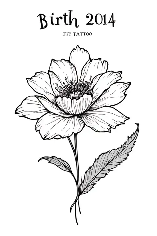 March Birth Flower With Parker And The Year 2014